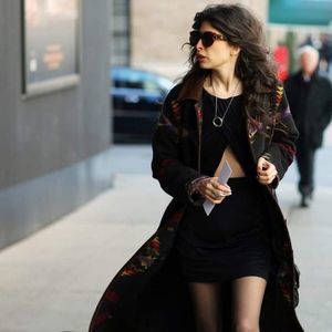 THEORY RARE BLACK SILK ORLANTHA PENDANT DRESS